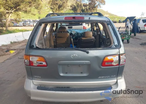 1998 Toyota Sienna Xle z USA, uszkodzony, nr VIN 4T3ZF13C6WU083763